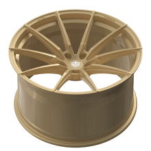 Load image into Gallery viewer, 20 Zoll Komplettradsatz Raffa Wheels RFS‑03 Forged Series Champagner | 9x20 ET30 | LK 5x112 | inkl. Reifenwahl &amp; optional RDKS - CarWorlds GmbH