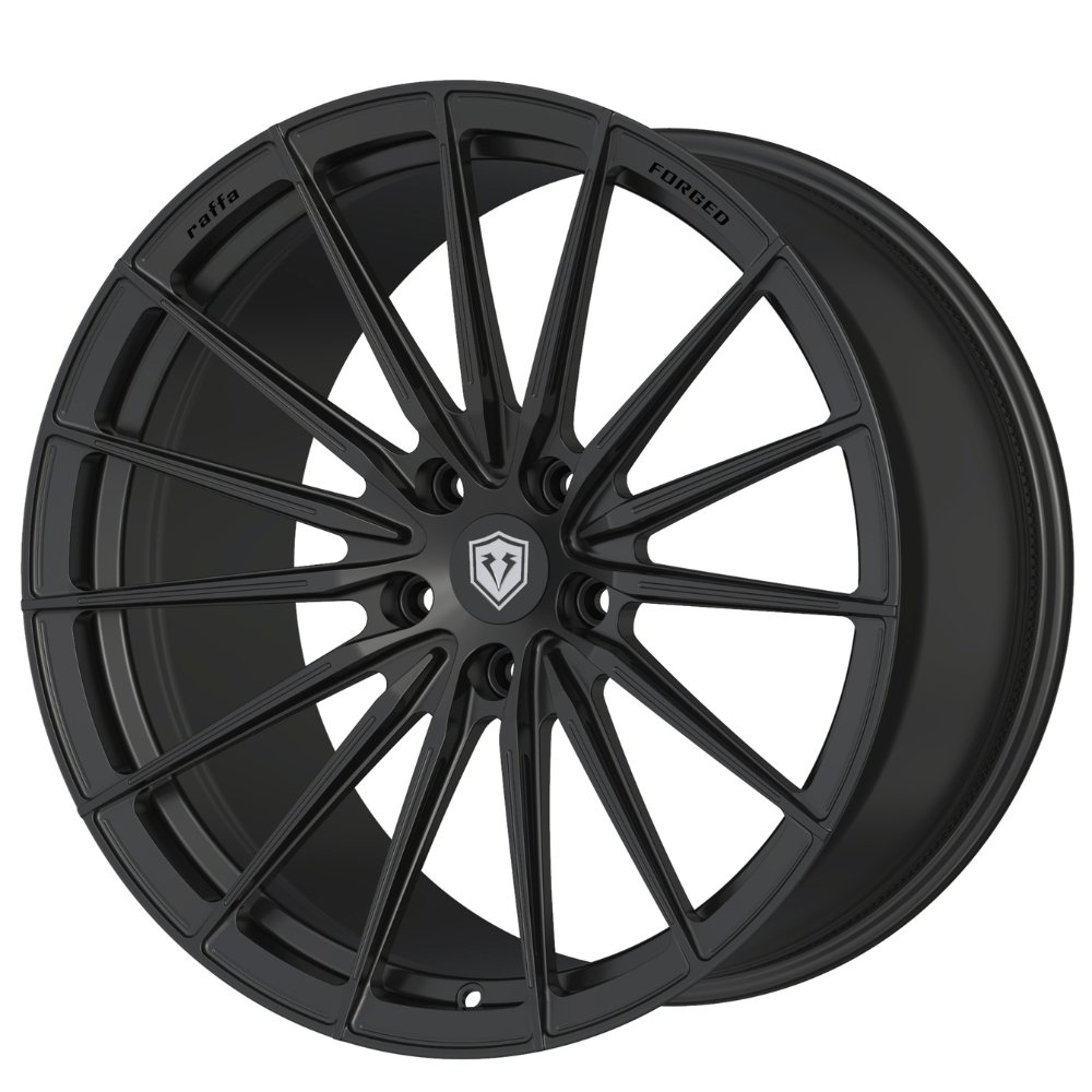 21 Zoll Komplettradsatz Raffa Wheels RFS‑02 Forged Series Black Matt | 9,5x21 ET25 | LK 5x112 | inkl. Reifenwahl & optional RDKS - CarWorlds GmbH