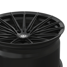 Load image into Gallery viewer, 21 Zoll Komplettradsatz Raffa Wheels RFS‑02 Forged Series Black Matt | 9,5x21 ET25 | LK 5x112 | inkl. Reifenwahl &amp; optional RDKS - CarWorlds GmbH
