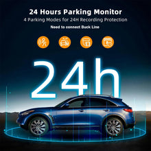Load image into Gallery viewer, 4 - Kanal Auto Dashcam 1080P - Komplett - Set mit Rückkamera, WLAN + Hardwire Kit + 128GB SD - Karte - CarWorlds GmbH