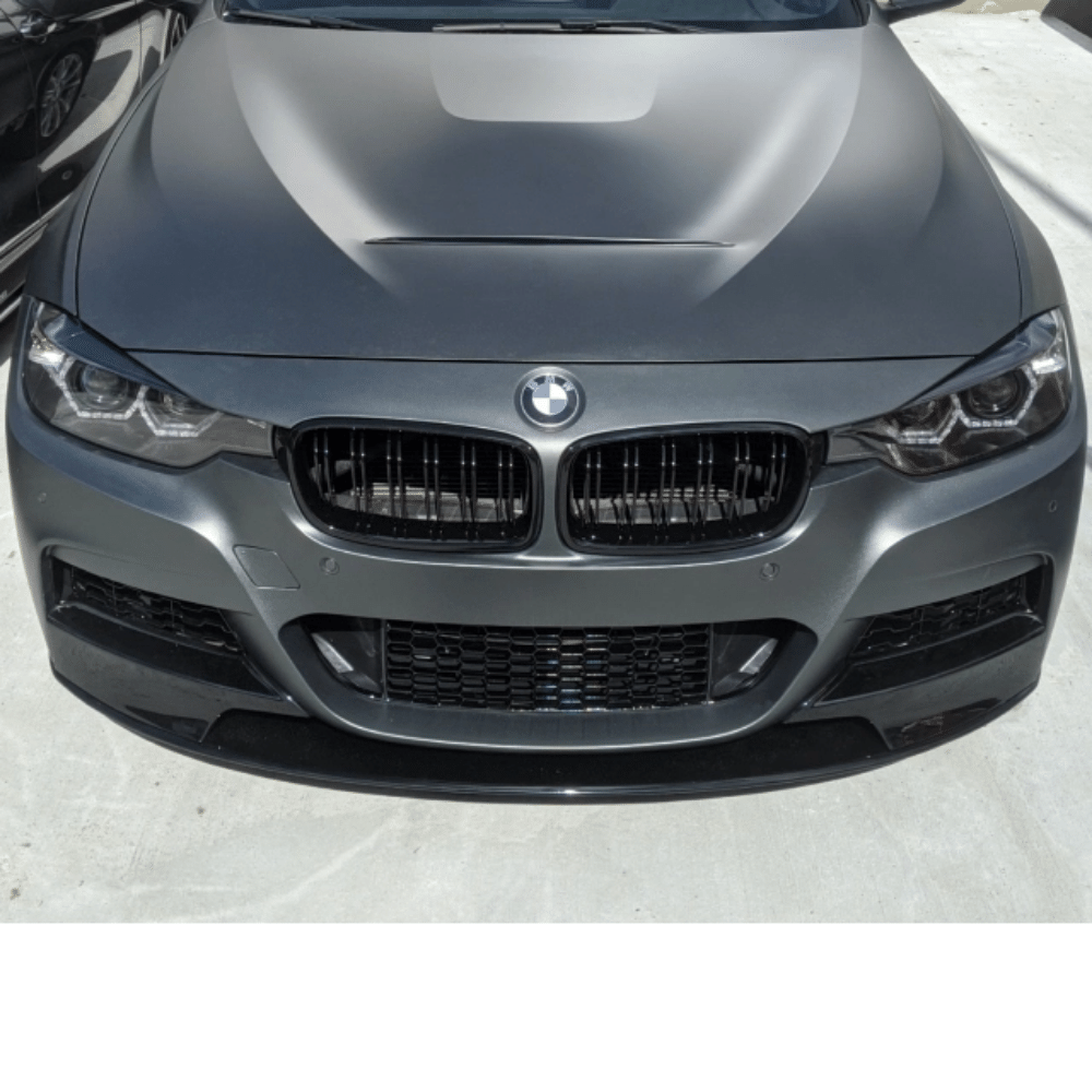 Set Sport Bonnet + Air Intake Black fits for BMW 3 Series F30 F31 4 Series F32 F33 F36 not M3 GTS