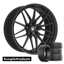 Load image into Gallery viewer, Komplettradsatz Raffa Wheels RFS-01 | Forged Series | Matt Black 10x21
