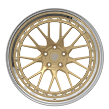 Load image into Gallery viewer, Komplettradsatz Raffa Wheels RFS-04 | Forged Series | Champagner Polished Lip 10,5x20 &amp; 11,5x21 | BMW M2 G87