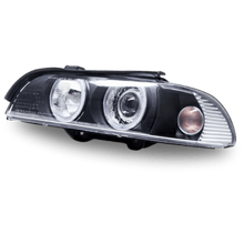 Load image into Gallery viewer, Angel Eyes Xenon Headlights Black Set fits for BMW E39 +2x Osram D2S 00-03