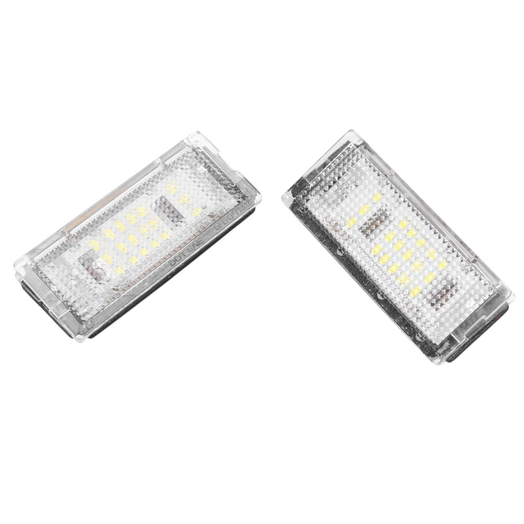 E46 Kennzeichenbeleuchtung LED mit Canbus – Straßenzugelassen mit E - Prüfzeichen - CarWorlds GmbH