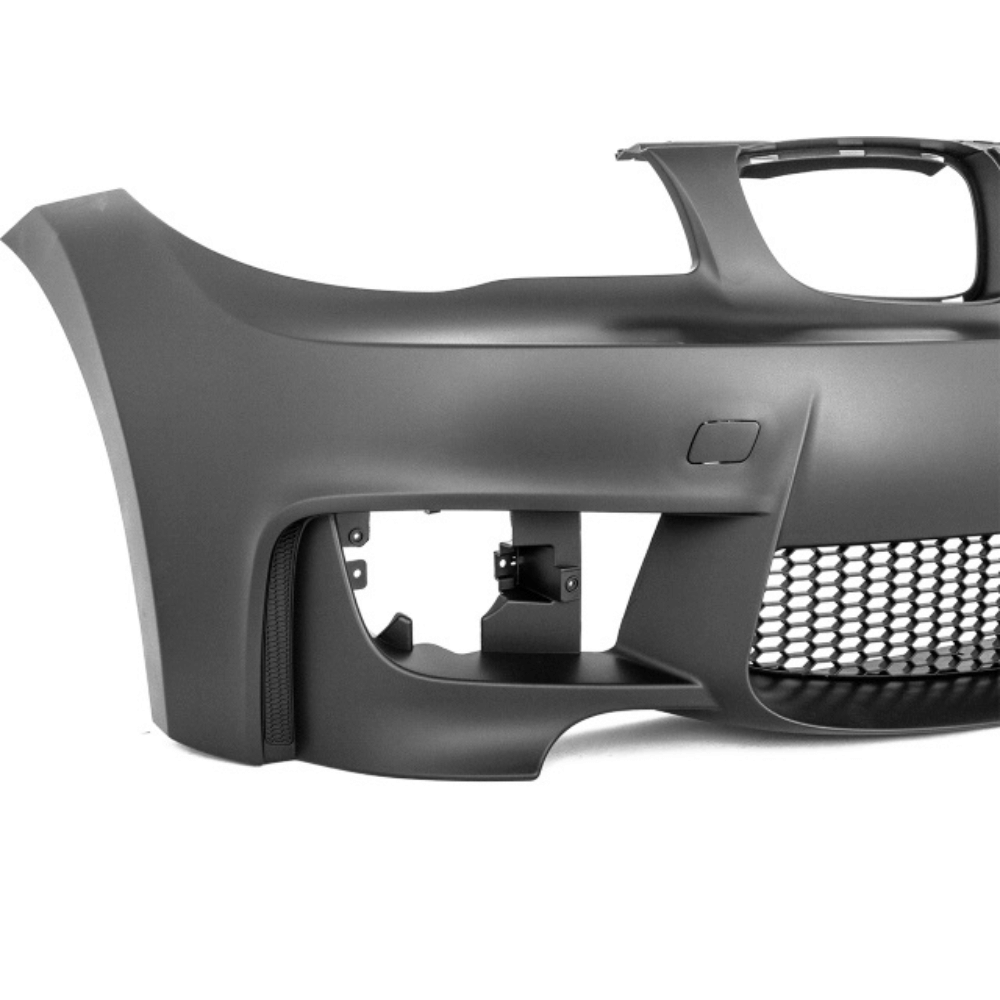 Front Stoßstange + Grill Schwarz passt für BMW 1er E81 E82 E87 E88 nicht M +ABE - CarWorlds GmbH