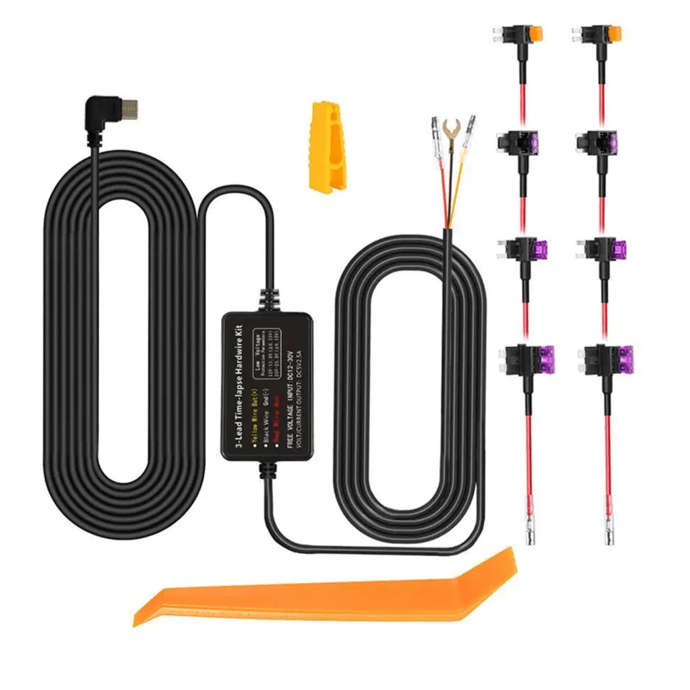 Hardwire Kit Sicherungskasten USB Typ C - Professionelle Dashcam - Installation - CarWorlds GmbH