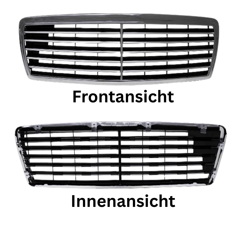 Kühlergrill Chrom Schwarz Avantgarde - Passend für Mercedes C - Klasse W202 S202 - CarWorlds GmbH