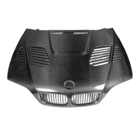 Sport Carbon Motorhaube +Lufthutze für BMW E46 Cabrio Coupe Facelift 2003 - 2006 - CarWorlds GmbH