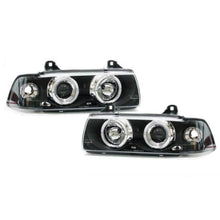 Load image into Gallery viewer, Angel Eyes E36 - Headlights Black - BMW E36 Bj 90-99 Limousine Touring (Compact