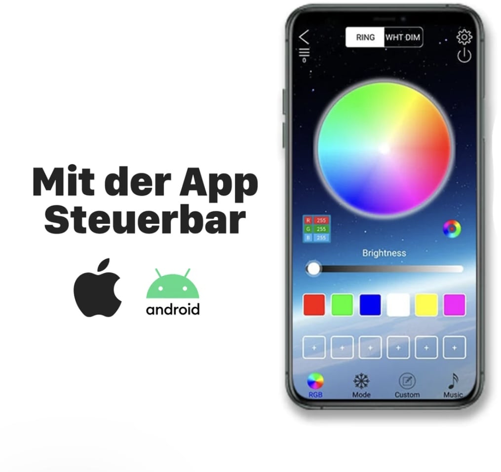 Ambient lighting with app control